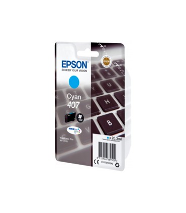 Ink jet epson 407l clavier wf 4745 series cian 1900 paginas