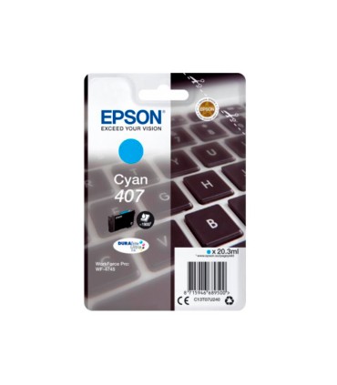 Ink jet epson 407l clavier wf 4745 series cian 1900 paginas