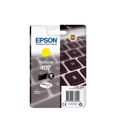 Ink jet epson 407l clavier wf 4745 series amarillo 1900 paginas