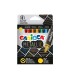 Lapices cera carioca metallic triangular caja de 8 unidades colores surtidos