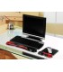 Reposamunecas kensington duo gel teclado color negro rojo 240x182x25 mm