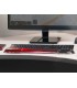 Reposamunecas kensington duo gel teclado color negro rojo 240x182x25 mm