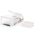 Conector nanocable rj45 8 hilos categoria 6