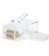 Conector nanocable rj45 8 hilos categoria 6