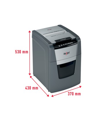 Destructora de documentos rexel optimum auto 100x eu capacidad 100 hojas particulas destruye grapas