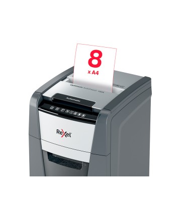 Destructora de documentos rexel optimum auto 100x eu capacidad 100 hojas particulas destruye grapas