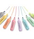 Rotulador q connect fluorescente pastel punta biselada estuche de sobremesa 8 colores surtidos