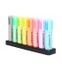 Rotulador q connect fluorescente pastel punta biselada estuche de sobremesa 8 colores surtidos