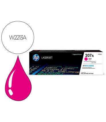 Toner hp 207a hp laserjet pro m255dw m255nw m282nw m283fdn magenta 1250 paginas