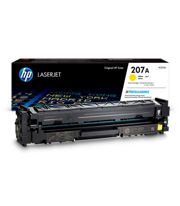 Toner hp 207a hp laserjet pro m255dw m255nw m282nw m283fdn amarillo 1250 paginas