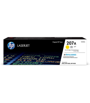 Toner hp 207a hp laserjet pro m255dw m255nw m282nw m283fdn amarillo 1250 paginas