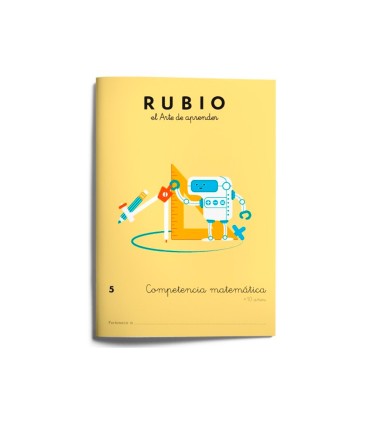 Cuaderno rubio competencia matematica 5