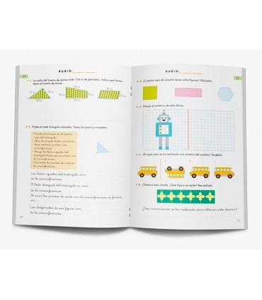 Cuaderno rubio competencia matematica 4