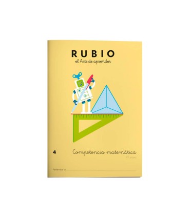 Cuaderno rubio competencia matematica 4