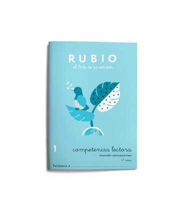 Cuaderno rubio competencia lectora 1 mundo sensaciones