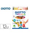 Rotulador giotto turbo color skin tones lavable punta bloqueada caja de 12 colores surtidos