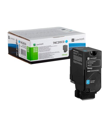 Toner lexmark laser 74c20c0 cx725de cs720d e cs725de cian 3000 paginas