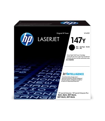 Toner hp 147y enterprise m611dn m612dn m635z m636z m635h mfp m636fh mfp negro 42000 paginas