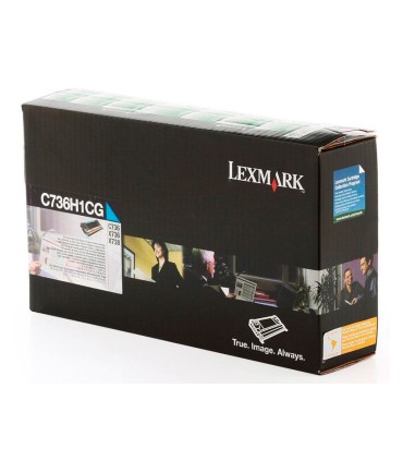 Toner laser lexmark c736h1cg 10000 paginas