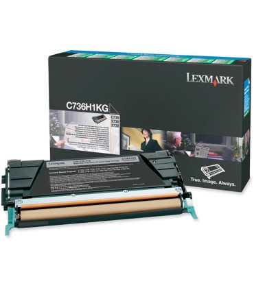 Toner laser lexmark c736h1kg 12000 paginas