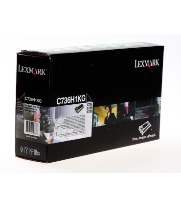 Toner laser lexmark c736h1kg 12000 paginas