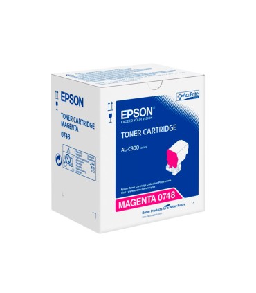 Toner epson c13s050748 magenta 8800 paginas