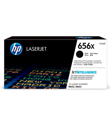 Toner hp laser 656x cf460x negro 27000 paginas