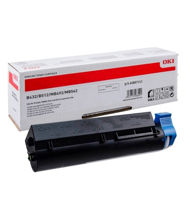 Toner oki n45807111 negro 12000 paginas