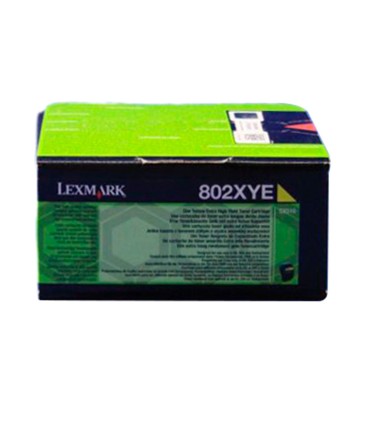 Toner laser lexmark 80c2xye amarillo 4000 paginas