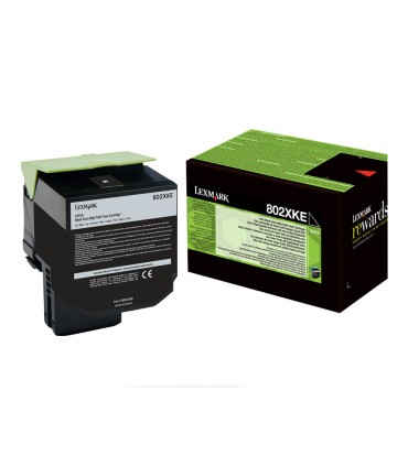 Toner laser lexmark 80c2xke negro 8000 paginas