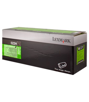 Toner laser lexmark 522h negro