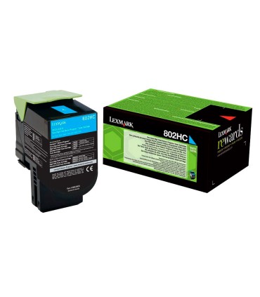 Toner laser lexmark 80c2hce cian 3000 paginas