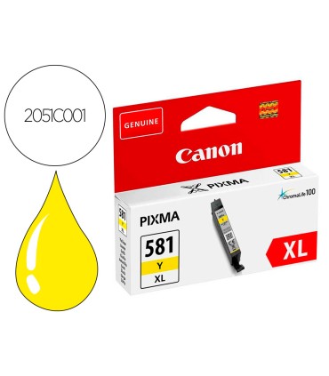 Ink jet canon pixma cli 581xl amarillo