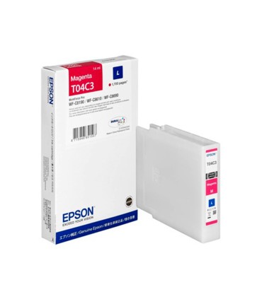 Ink jet epson t04c3 magenta 1700 paginas