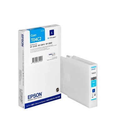 Ink jet epson t04c2 cian 1700 paginas