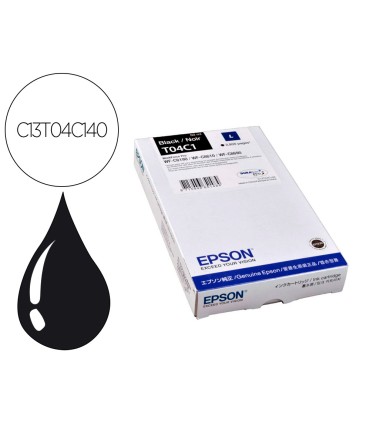 Ink jet epson t04c1 negro 2900 paginas