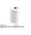 Rollo sumadora exacompta termico 80 mm x 60 mm 48 g/m2