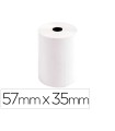 Rollo sumadora exacompta safe contact termico 57 mm x 35 mm 44 g/m2