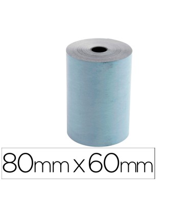 Rollo sumadora exacompta safe contact termico 80 mm x 60 mm 52 g m2