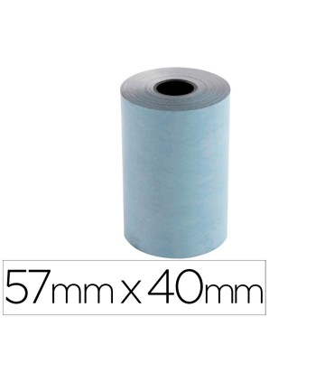 Rollo sumadora exacompta safe contact termico 57 mm x 40 mm 52 g m2