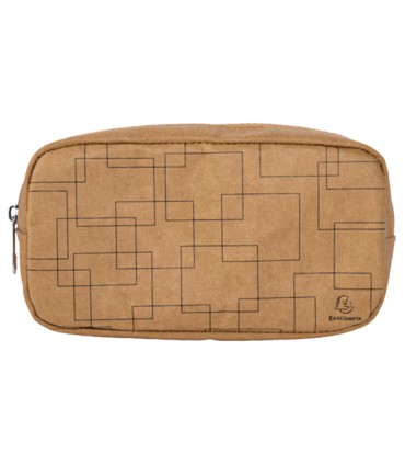 Bolso escolar exacompta eterneco cuero imitacion vegetal grande rectangular 105x75x205 mm