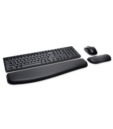 Set teclado y raton kensington inalambrico pro fit qwerty negro