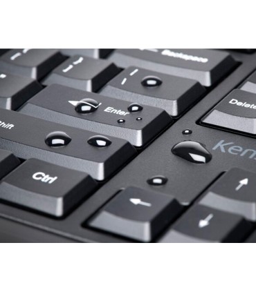 Set teclado y raton kensington inalambrico pro fit qwerty negro