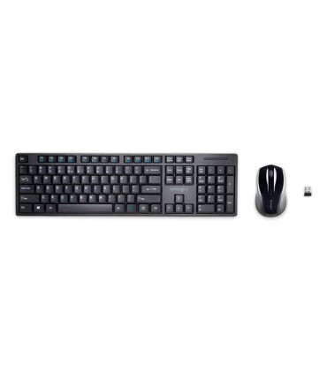 Set teclado y raton kensington inalambrico pro fit qwerty negro