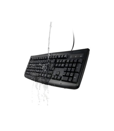 Teclado kensington pro fit lavable 104 teclas con cable color negro 455x220x40 mm