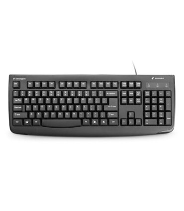 Teclado kensington pro fit lavable 104 teclas con cable color negro 455x220x40 mm