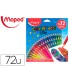 Lapices de colores maped color peps star caja de 72 colores surtidos