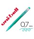 Rotulador uni ball roller uf 222 tinta gel borrable 07 mm verde