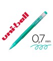 Rotulador uni-ball roller uf-222 tinta gel borrable 0,7 mm verde