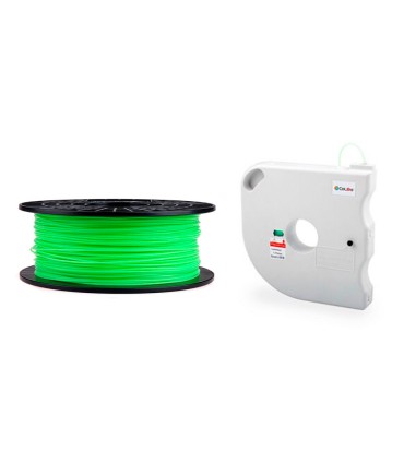 Filamento 3d colido pla luminoso 175 mm 1 kg verde